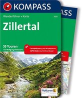 Kompass Wanderführer Zillertal, m. 1 Karte