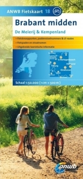 ANWB Fietskaart Brabant midden
