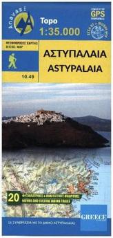 Hiking Map Wanderkarte Blatt 10.49. Astypalaia