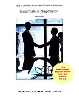 Essentials of Negotiation, International Edition
