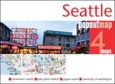 Seattle Popout Map, 2 maps