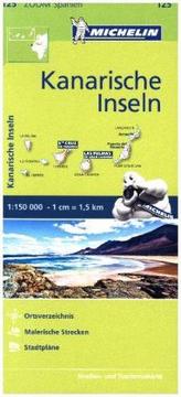 Michelin Karte Kanarische Inseln. Îles Canaries