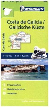 Michelin Carte Costa de Galicia, Galicische Küste