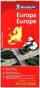 Michelin Karte Europa. Europe