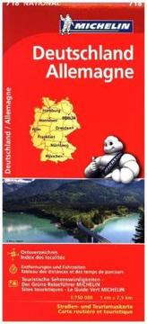 Michelin Karte Deutschland. Allemagne