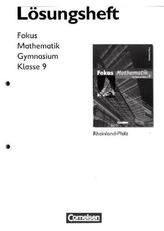 9. Schuljahr, Lösungen zum Schülerbuch