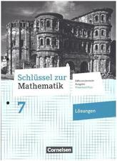 7. Schuljahr, Lösungen zum Schülerbuch