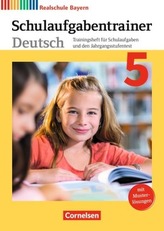 5. Jahrgangsstufe, Schulaufgabentrainer mit Musterlösungen
