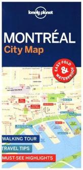 Lonely Planet Montreal City Map