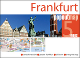Frankfurt Popout Map, 2 maps
