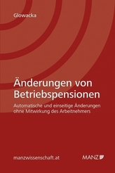 Änderung von Betriebspensionen (f. Österreich)