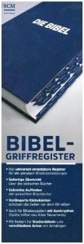 Bibel-Griffregister blau