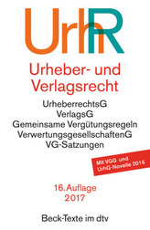 Urheber- und Verlagsrecht (UrhR)