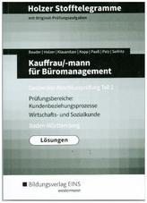 Kauffrau/-mann für Büromanagement, Gestreckte Abschlussprüfung Teil 2, Baden-Württemberg (Lösungen)