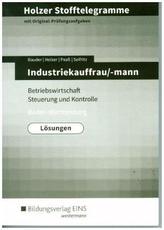 Industriekauffrau/mann, Betriebswirtschaft, Steuerung und Kontrolle, Baden-Württemberg (Lösungen)