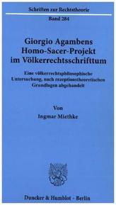 Giorgio Agambens Homo-Sacer-Projekt im Völkerrechtsschrifttum.