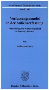 Verfassungswandel in der Außenverfassung.