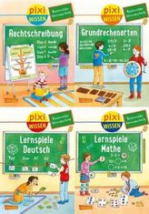 Pixi Wissen - Basiswissen Grundschule, 4 Hefte