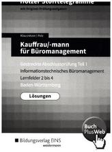 Kauffrau/-mann für Büromanagement, Gestreckte Abschlussprüfung Teil 1, Baden-Württemberg (Lösungen)