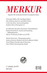 MERKUR Deutsche Zeitschrift für europäisches Denken. Nr.818