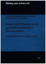 Einheit und Differenz in den gewerblich-technischen Wissenschaften