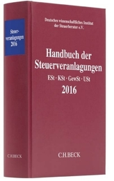 Handbuch der Steuerveranlagungen 2016