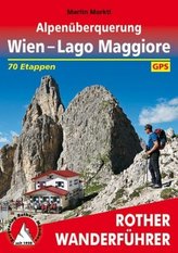 Rother Wanderführer Alpenüberquerung Wien - Laggo Maggiore