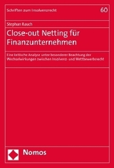 Close-out Netting für Finanzunternehmen