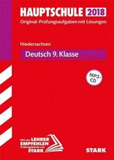Hauptschule 2018 - Niedersachsen - Deutsch 9. Klasse, m. MP3-Dateien auf CD-ROM