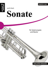 Sonate für Solotrompete (Bb & C) und Klavier.
