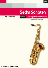 Sechs Sonaten für zwei gleiche Saxophone. Bd.1
