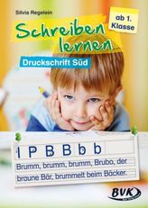 Schreiben lernen - Druckschrift Süd