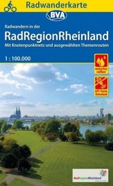 Radwanderkarte BVA Radwandern in der RadRegionRheinland