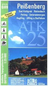 Amtliche Topographische Karte Bayern Peißenberg