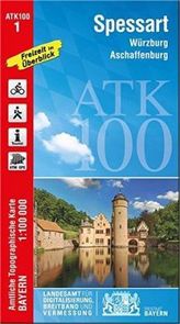 Amtliche Topographische Karte Bayern Spessart