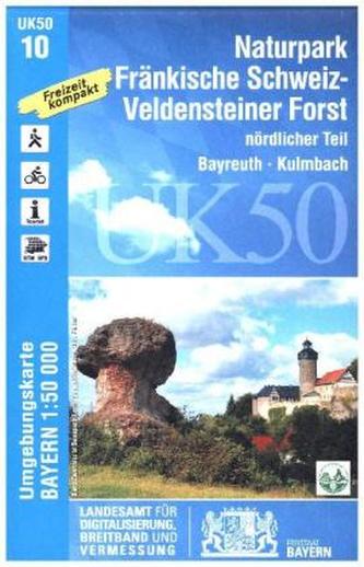 Topographische Karte Bayern Naturpark Fränkische Schweiz - Veldensteiner Forst Topographische Karte Bayern Naturpark Fränkische Schweiz - Veldensteiner Forst