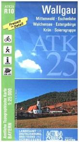 Amtliche Topographische Karte Bayern Wallgau