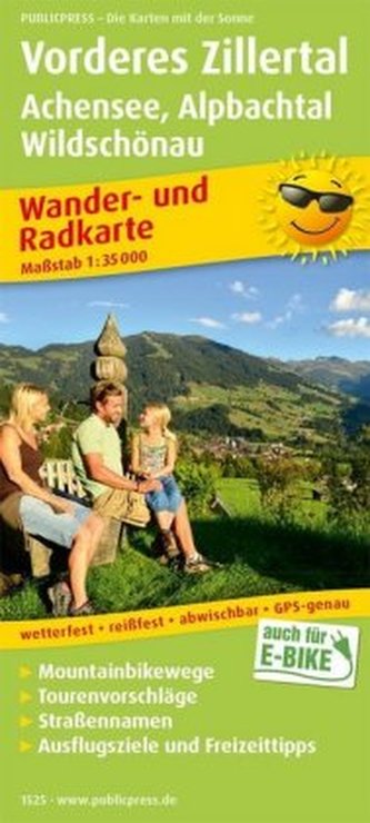 PublicPress Wander- und Radkarte Vorderes Zillertal, Achensee, Alpbachtal, Wildschönau PublicPress Wander- und Radkarte Vorderes Zillertal, Achensee, Alpbachtal, Wildschönau