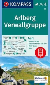 Kompass Karte Arlberg, Verwallgruppe