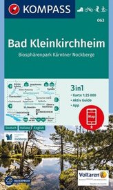 Kompass Karte Bad Kleinkirchheim, Biosphärenpark Kärntner Nockberge