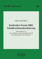 Karlsruher Forum 2002 - Schuldrechtsmodernisierung