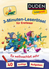 3-Minuten-Leserätsel für Erstleser: Es weihnachtet sehr