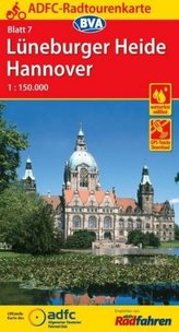 ADFC-Radtourenkarte Lüneburger Heide / Hannover