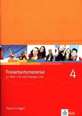 Freiarbeitsmaterial zu Red Line und Orange Line, m. CD-ROM. Bd.4
