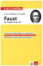 Lektürehilfen Johann Wolfgang von Goethe Faust - Der Tragödie erster Teil