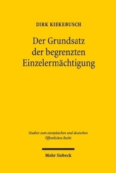 Der Grundsatz der begrenzten Einzelermächtigung