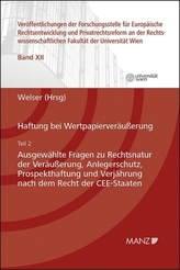 Haftung bei Wertpapierveräußerung. Tl.2