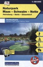 Kümmerly & Frey Outdoorkarte Naturpark Maas-Schwalm-Nette