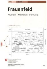 Landeskarte der Schweiz Frauenfeld