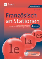 Französisch an Stationen 4. Lernjahr, m. Audio-CD